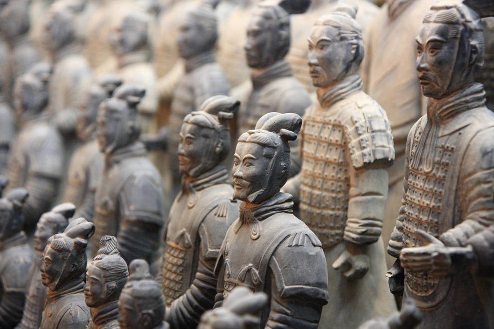 220 more terracotta warriors found in the tomb of the first emperor of China