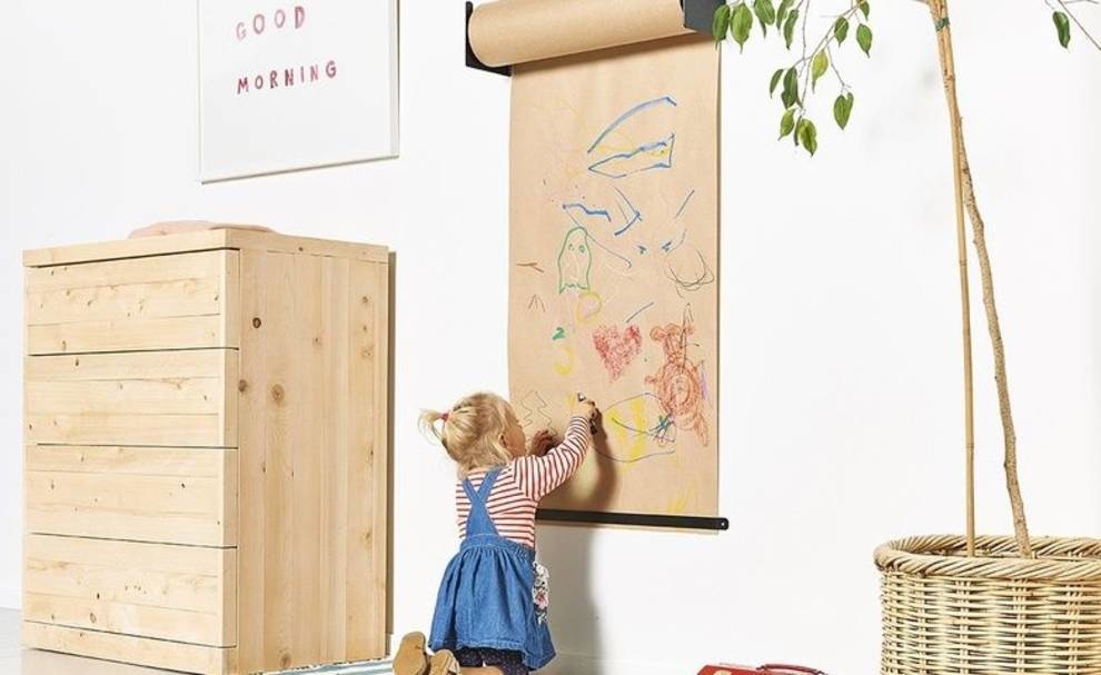 Studio Roller wallboard: showed a new development for children's creativity
