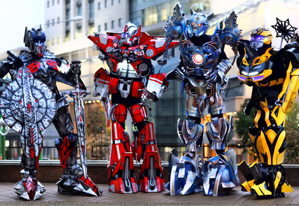 Engineers from Donetsk create fantastic costumes of transformers and superheroes (PHOTO)