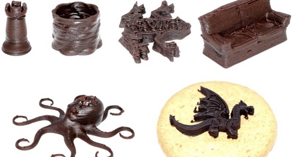 Druk 3D czekoladowych deserów wprowadzony na rynek w Singapurze