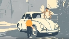 Volkswagen при помощи анимированной рекламы попрощался со своим знаменитым «жуком» (ВИДЕО)