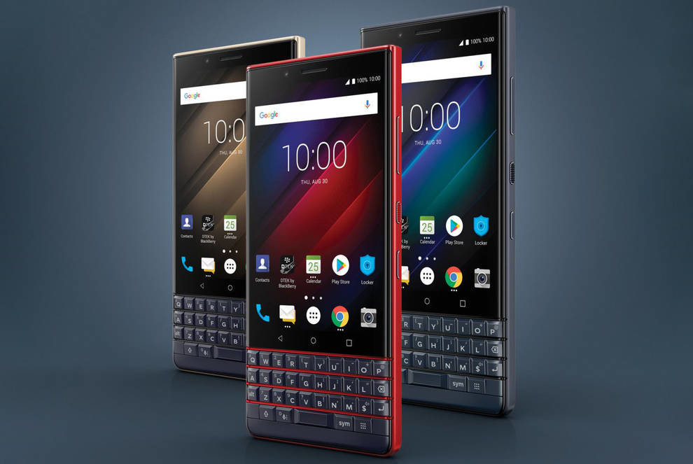 BlackBerry smartphones will be discontinued in August 2020