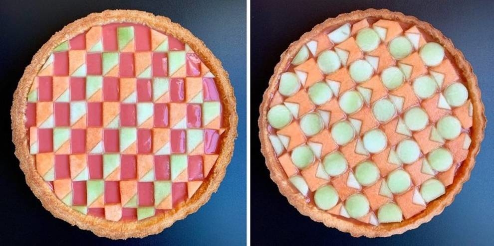 Геометрические формы и цветовые переходы — оригинальный food-дизайна пекаря из Сиэтла (Фото, Видео)