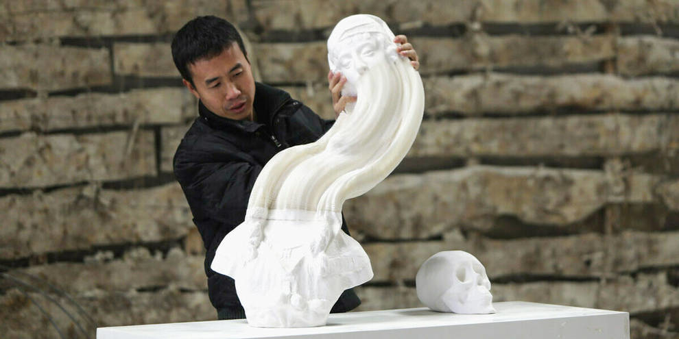 Brain explosion: Japanese creates folding paper sculptures (Photo)