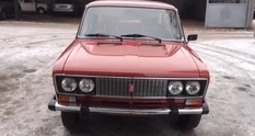 The blogger showed a rare cherry VAZ-2106 with a red interior (Video)