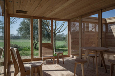 Architects from France have completed the design of a wooden holiday home (Photo)