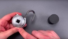 Smart lock opened with a magnet (Video)