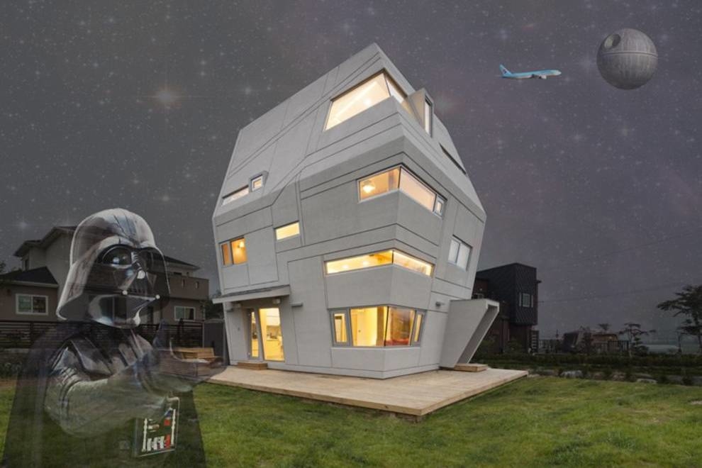 Star Wars style house built in Korea (Photo)