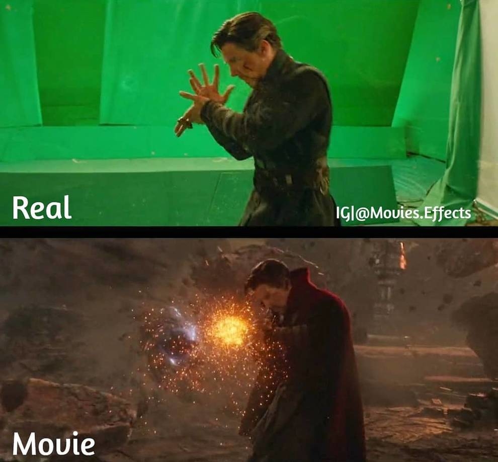 Cinema without special effects: showed how frames from science fiction films look without computer graphics (Photo)