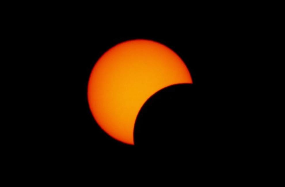 Photos of the solar eclipse filmed around the world