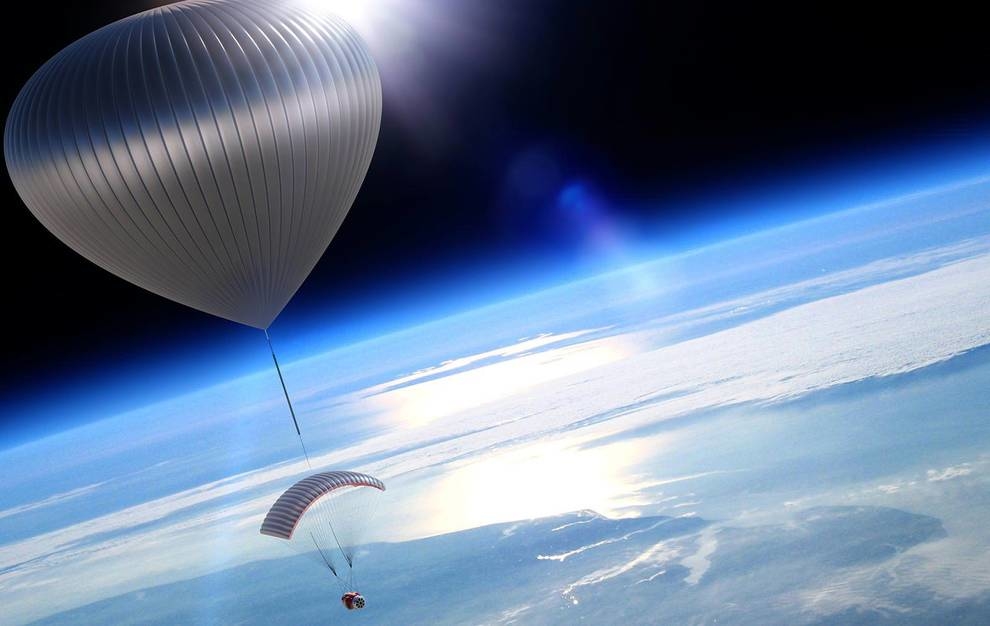 Idź w kosmos w balonie. W 2021 r. Będzie to już rzeczywistość (Wideo)