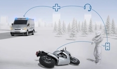 Digital guardian angel for motorcyclists: Bosch has developed a dedicated crash assistance system