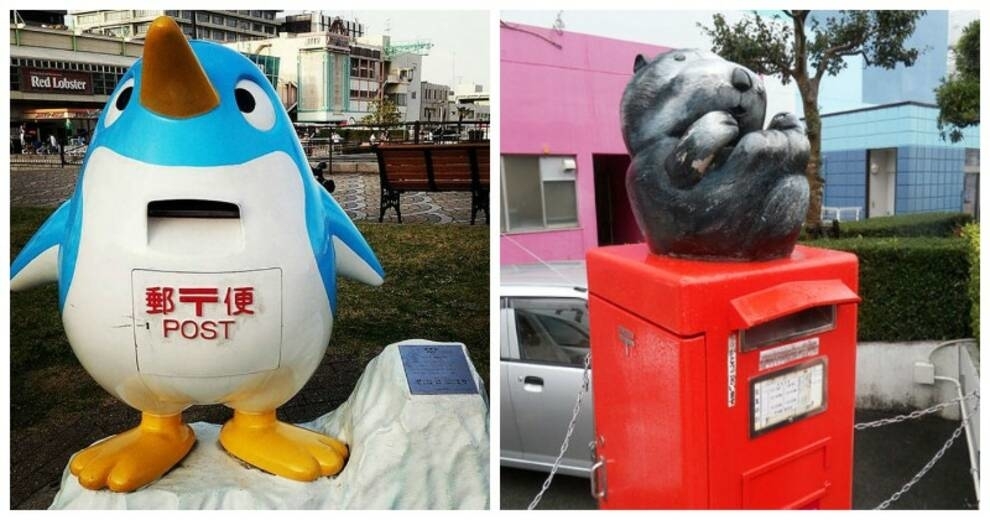 Пінгвіни, кенгуру і панди — поштові скриньки в Японії (Фото)