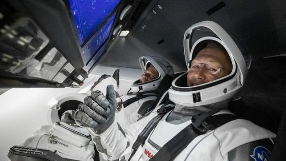 NASA pokazała plusk kapsuły Crew Dragon 