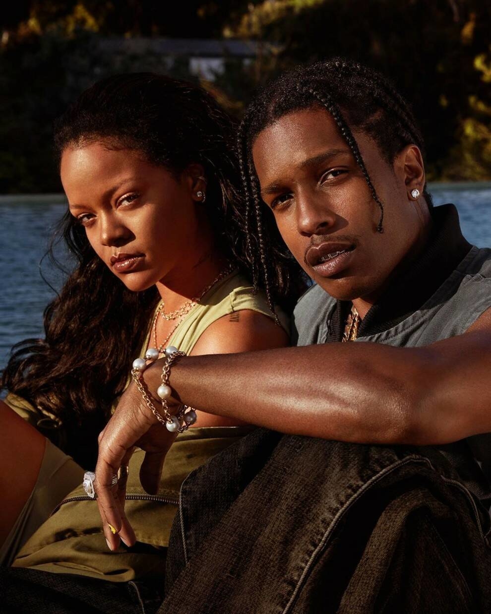 A$AP Rocky и Рианна снялись в новой рекламной компании Fenty Skin