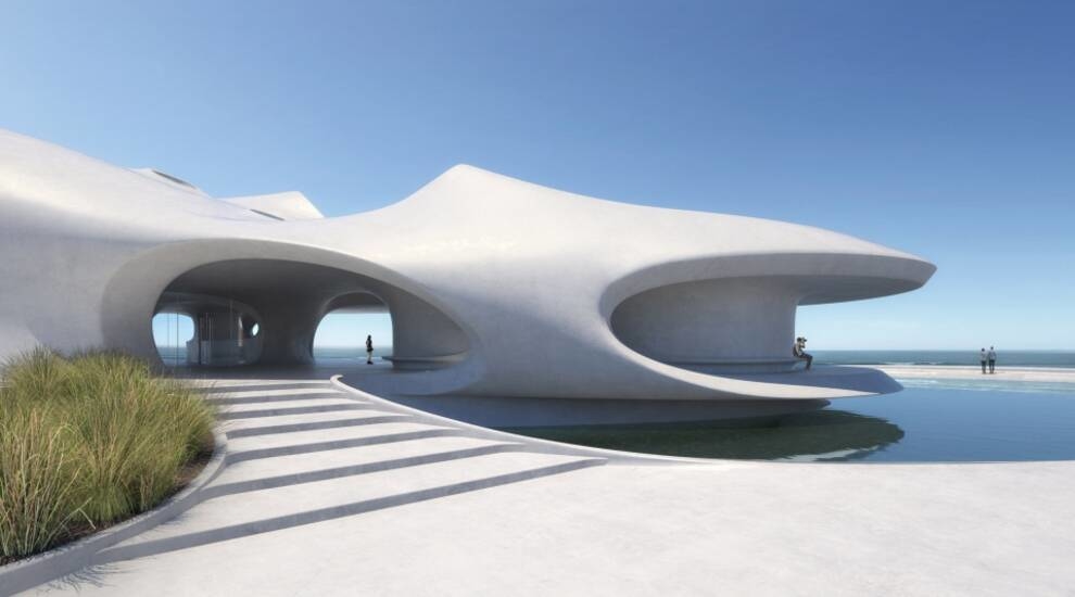 Китайские архитекторы спроектировали библиотеку, похожую на нору крота (Фото)