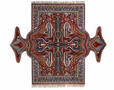 Растекающиеся и дырявые — причудливые ковры художника из Азербайджана
