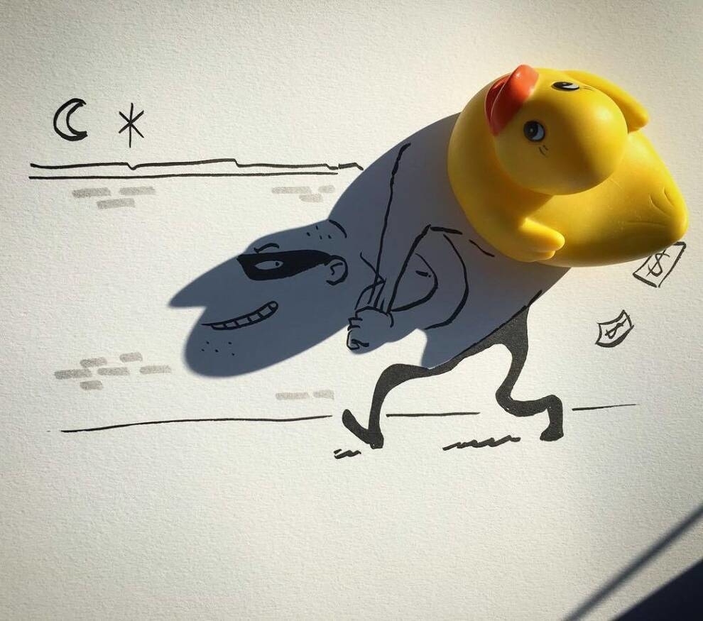 Gra światła i cienia: artysta z Belgii tworzy rysunki w niecodzienny sposób (wideo)