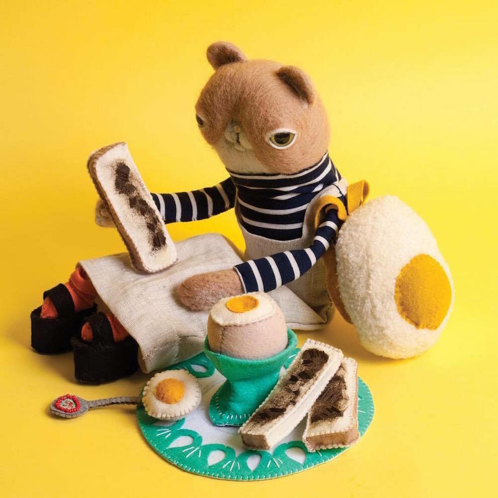 Radość, nostalgia i wygoda - zabawki filcowe mieszkańca Australii (foto)