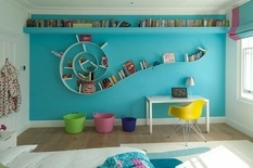 Interior designers showed eccentric bookshelves for children (Photo)