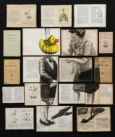Воспоминания из прошлого: художница создает душевные иллюстрации на страницах винтажных книг (Фото)