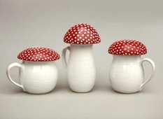 Zainspirowany muchomorem: kreatywny duet stworzył wyjątkową kolekcję ceramiki (zdjęcie)