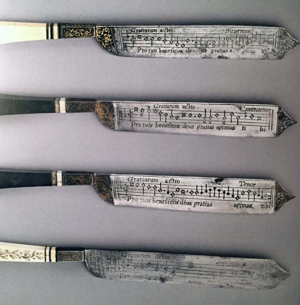 Music on a Knife's Edge - Exquisite Engraving on Cutlery from Museum Collections (Video)