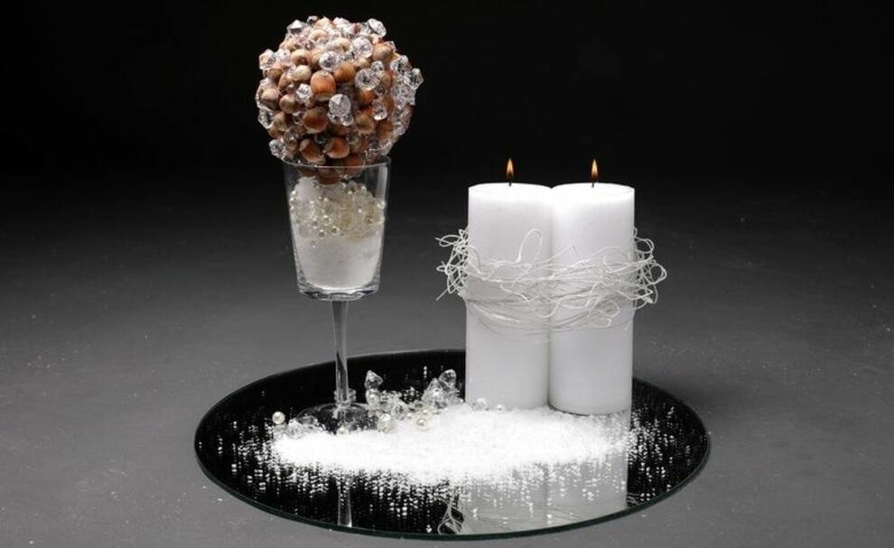 Festive candle decor: 5 stages (Photo)