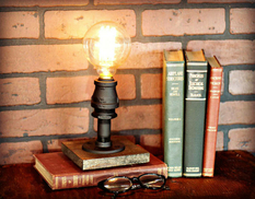 OXO showed a selection of industrial style lamps (Photo)