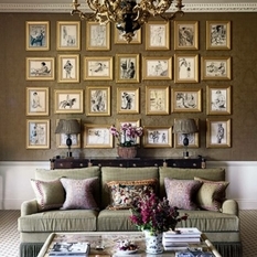 Designers talked about the use of frames in interior design