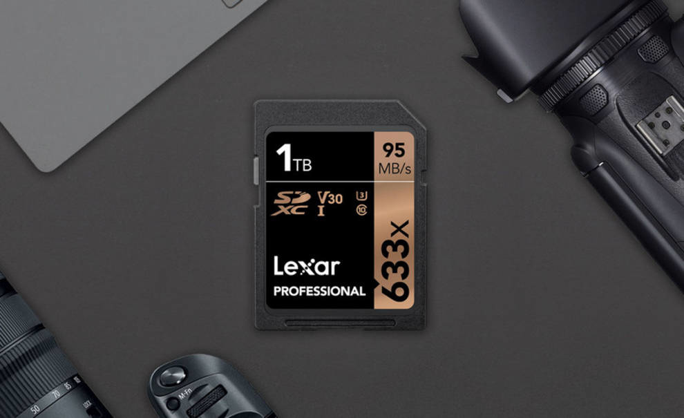Lexar started selling memory cards up to 1 TB