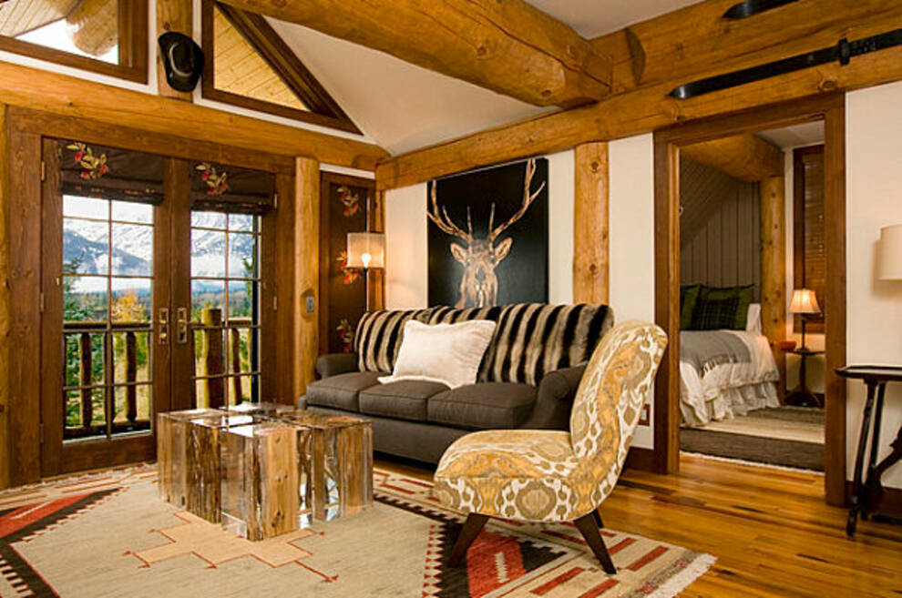 Cozy interior in country style. Ideas from OXO