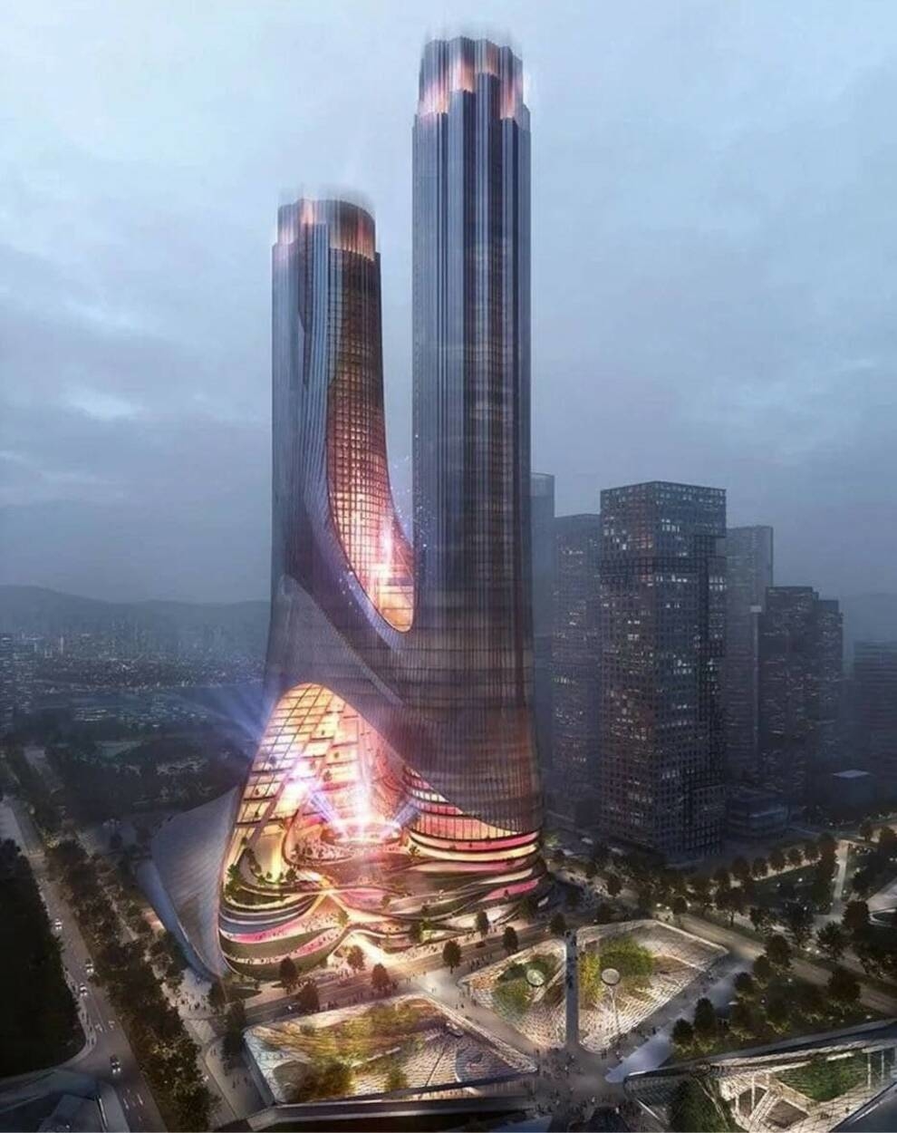 No surprise: first mega tower to appear in China