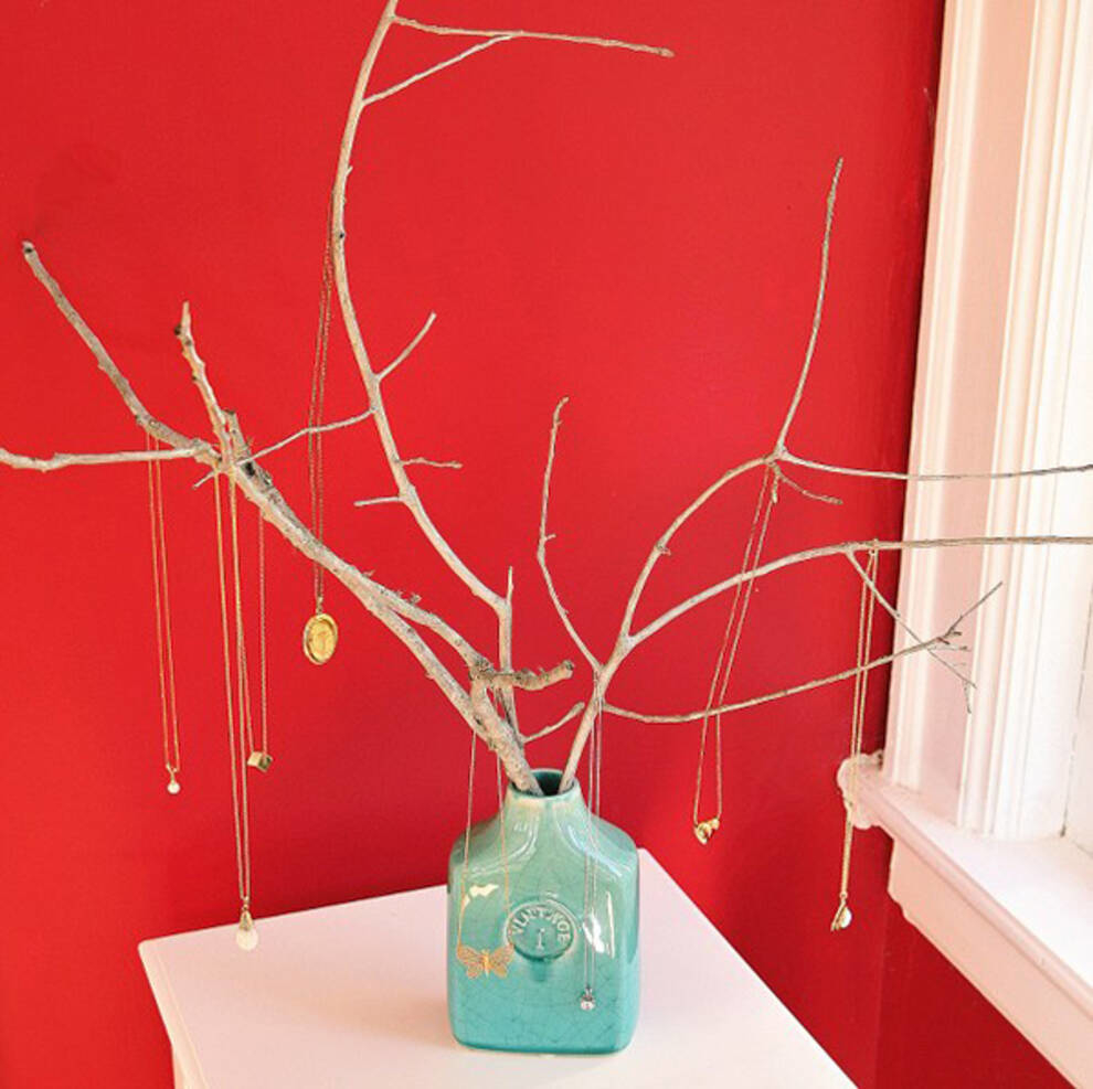 Rakes, boxes and branches: unusual ideas for creating an organizer