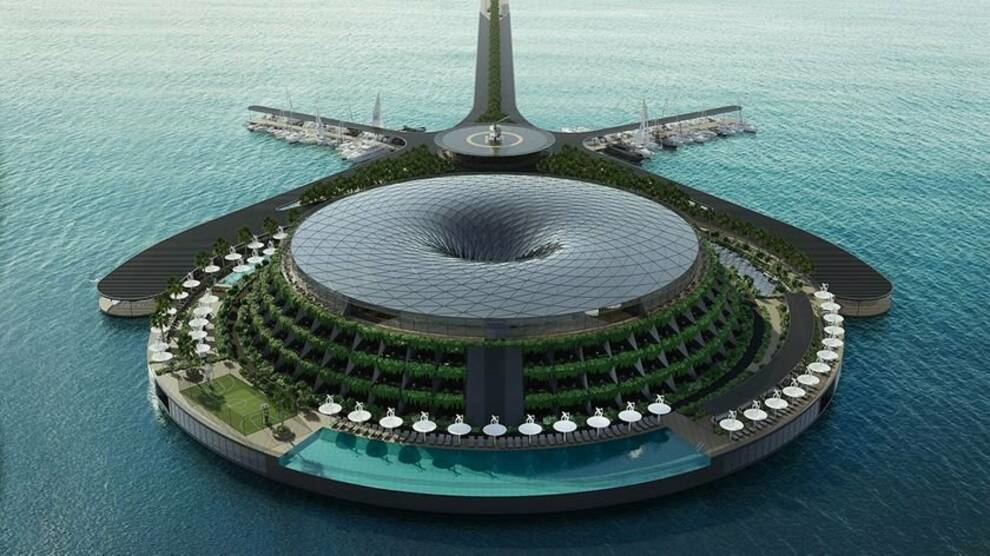Qatar will build a unique eco-hotel on the water