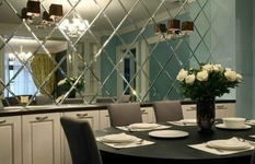 Design ideas for mirror tiles in the interior