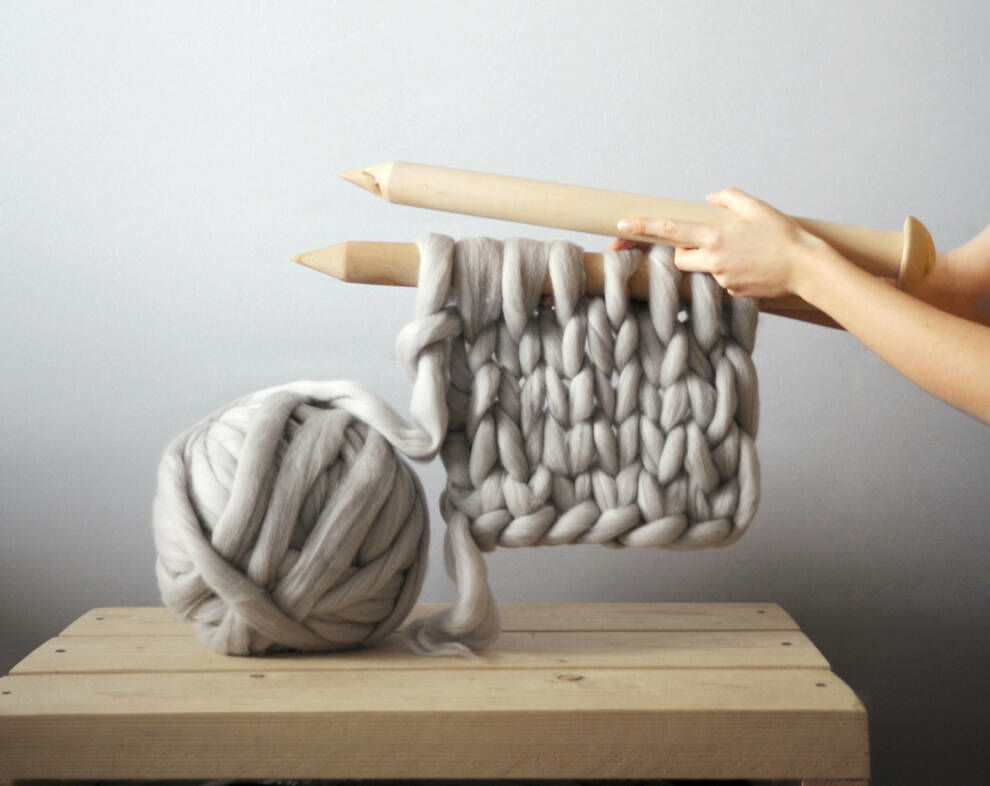 Knit big: Ukrainian designer knows what to do in quarantine