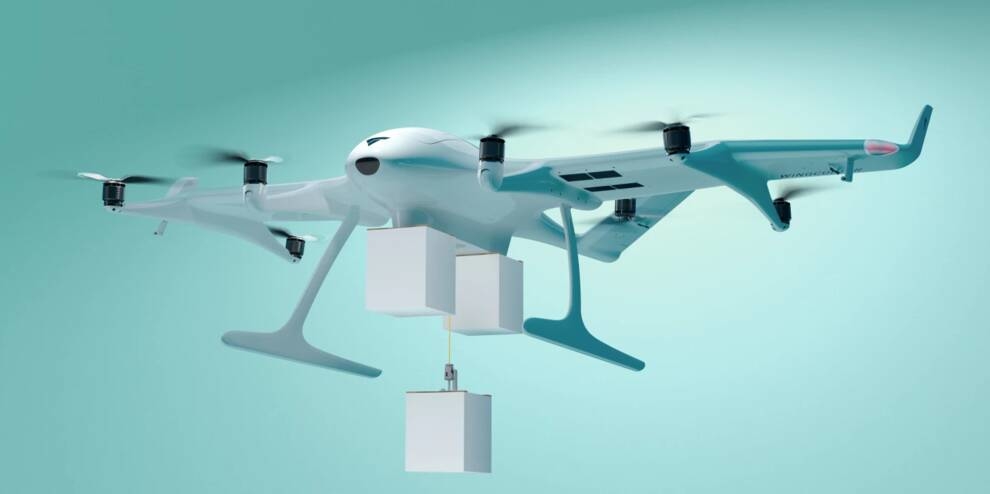 German startup has come up with a courier drone that can deliver 3 parcels at once