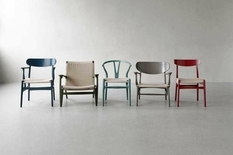 London designer dreamed up the color palette of the legendary chairs