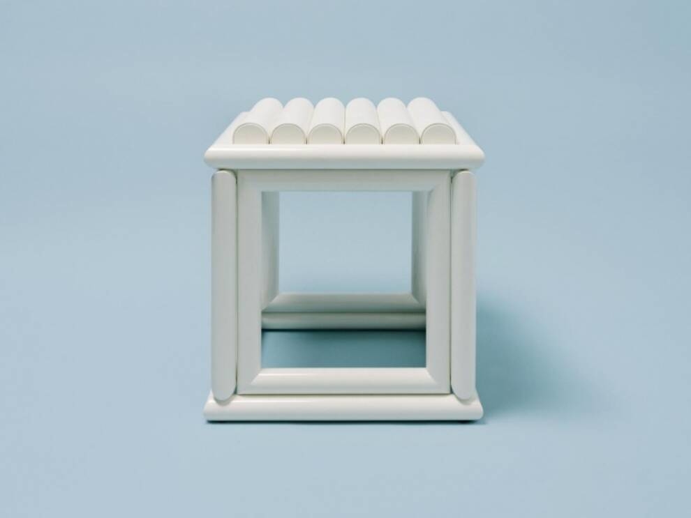 Jonathan Saunders presented a collection of furniture