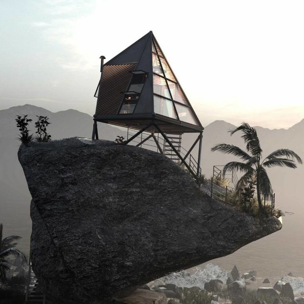 Retire and relax: an architect from Sri Lanka presented a project of an unusual chalet