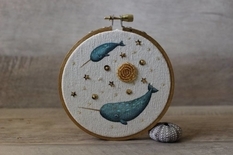 Space whales and cute otters from OneSleepyOtter