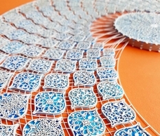 Paper patterns in oriental style