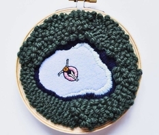 Cozy rest: embroidery Fenny Suter