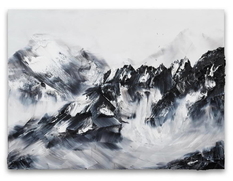 Frightening mountains by Conrad Jon Godly
