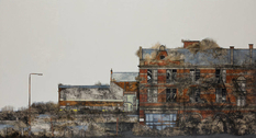 Modern industrial ruins in the paintings of Cate Inglis