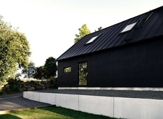 Dark wood: spacious cottage in Sweden