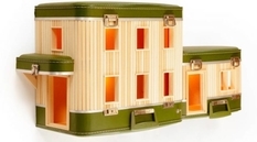 Architectural models: houses made of furniture