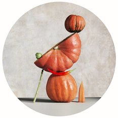 Sculptures from food by Chang Ki Chung