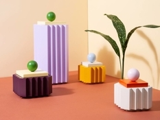 Bright multicolored furniture by Hanna Anonen